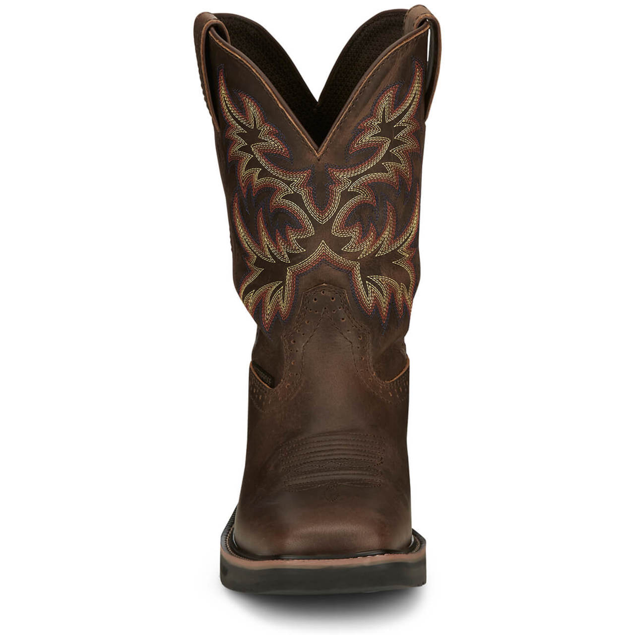 Justin Men's Driller 11" Waterproof EH Soft Toe Boots, SE4689, Brown