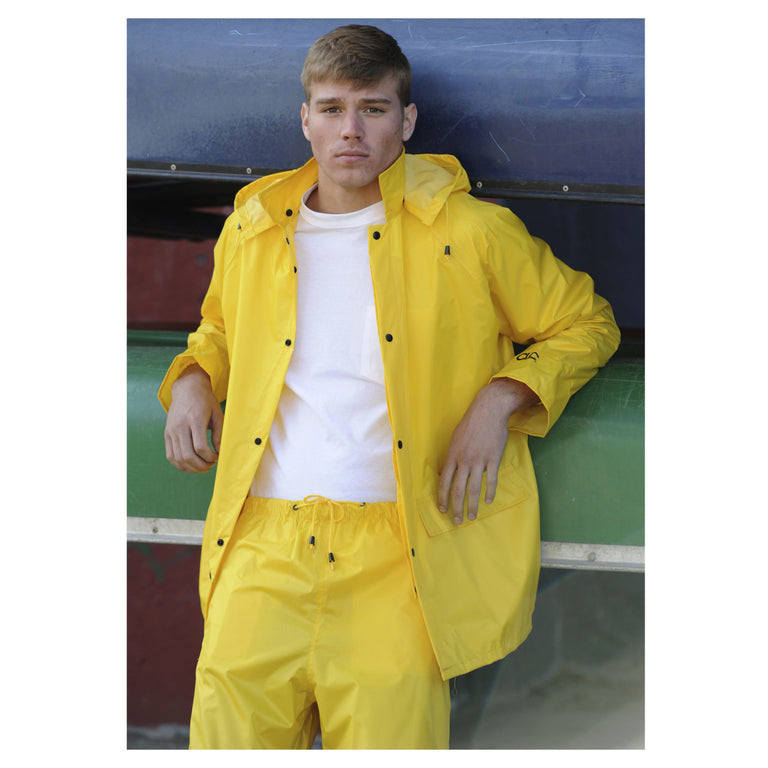 Custom Leather Craft 3 Piece Yellow Polyester Rain Suit R102