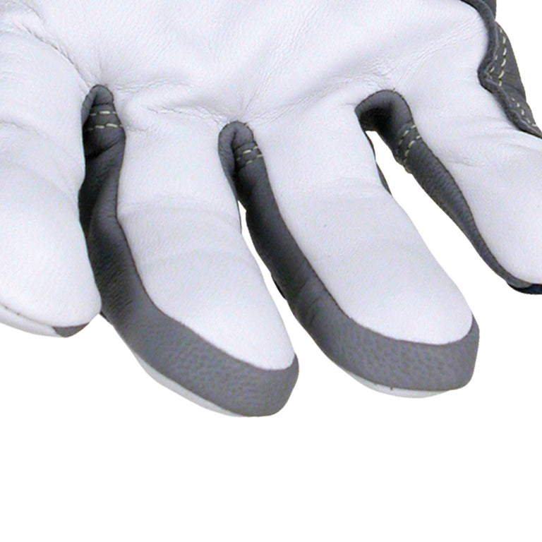 Black Stallion T50 Premium Grain Goatskin Flame Resistant TIG Welding Gloves, Blue/White/Gray