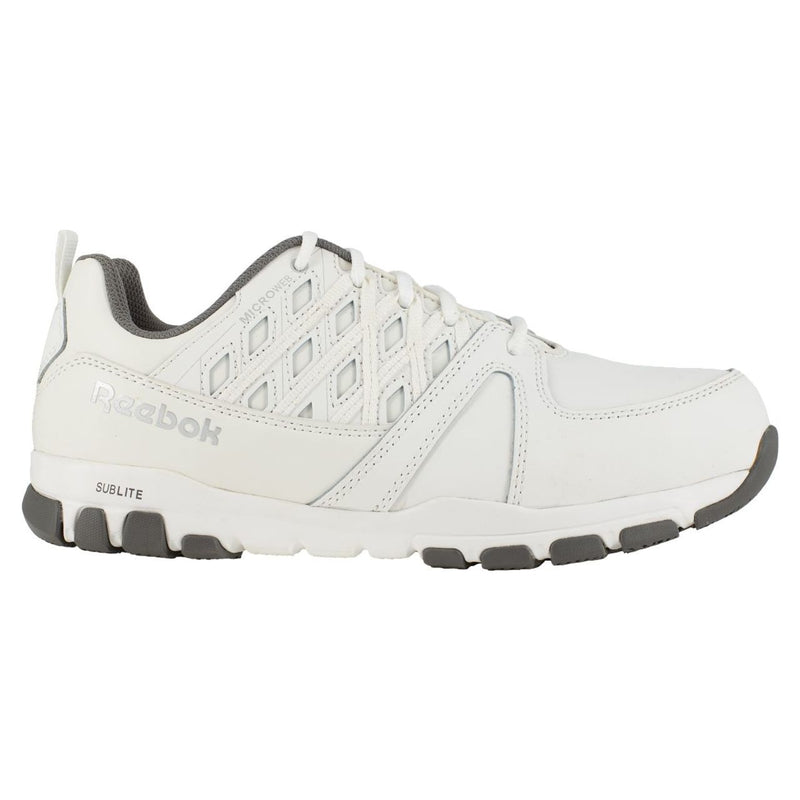 Reebok Men's Sublite Athletic ESD Steel Toe Work Shoes, White