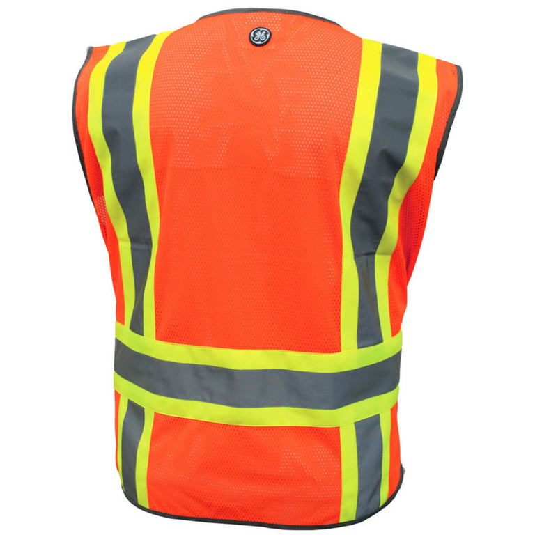 General Electric Type R Class 2 Hi-Vis Expandable 5-Point Breakaway Safety Vest, GV084