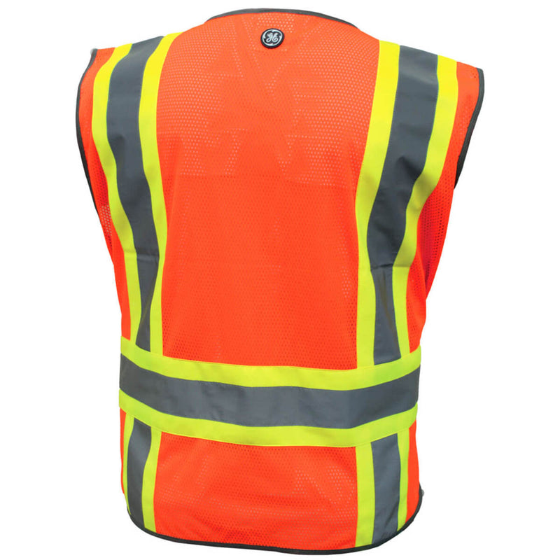 General Electric Type R Class 2 Hi-Vis Expandable 5-Point Breakaway Safety Vest, GV084