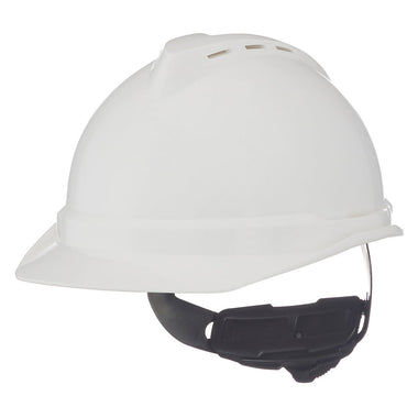 Custom MSA V-Gard 500 Vented Cap Style Hard Hat, Fas-Trac III 4-Point Ratchet Suspension