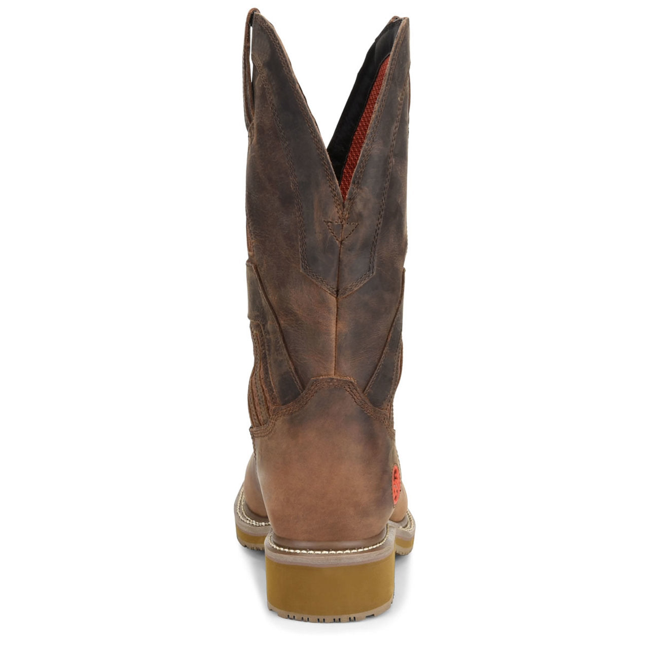Double-H Boots Men's Kelton 13" Roper Waterproof Composite Toe Boots, DH5354, Brown