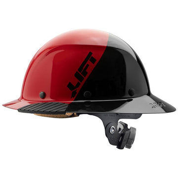 LIFT DAX Fiber Resin Full Brim FIFTY/50 Hard Hat - HDF50-20RD
