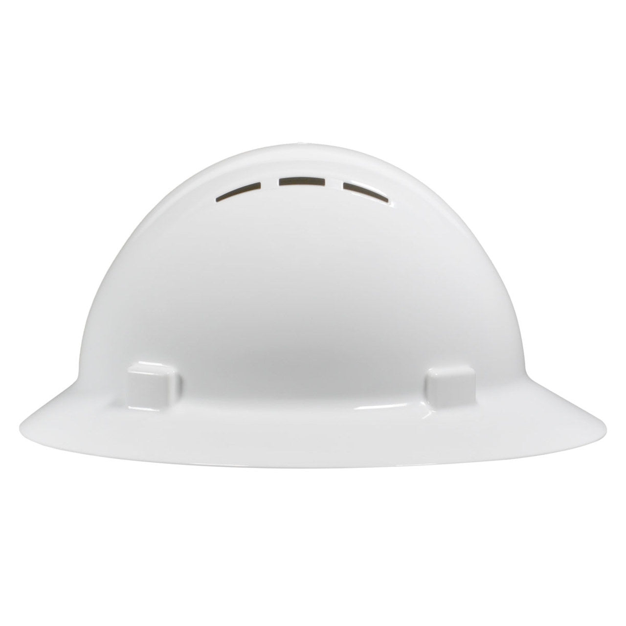 Custom Delta Plus Americana Vented Full Brim Hard Hat, 4-Point Mega Ratchet Suspension