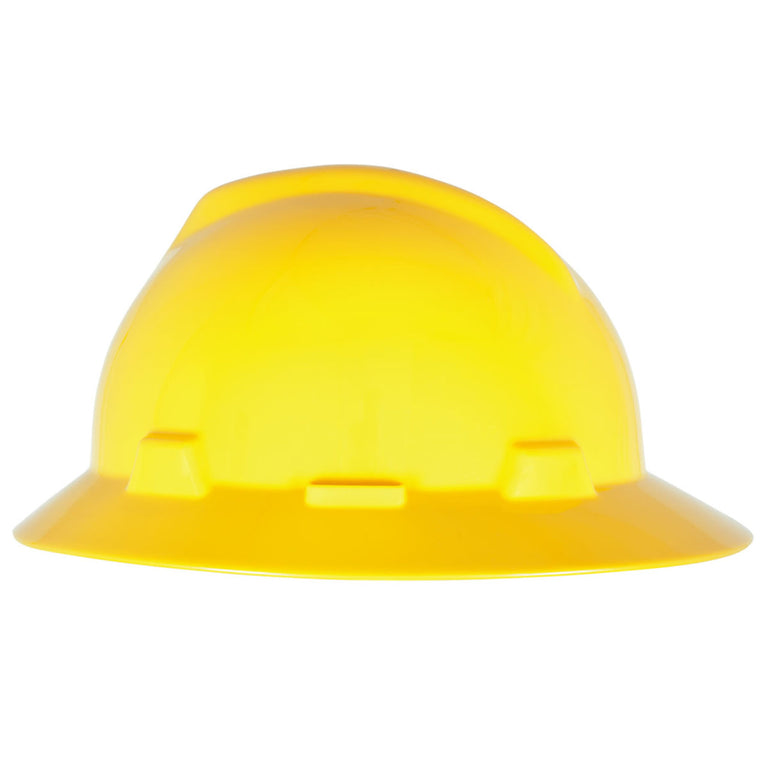 MSA V-Gard Green Full Brim Hard Hat