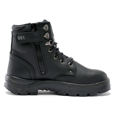 Steel Blue Men's Argyle Zip 6" SD Steel Toe Boots, 312951, Black