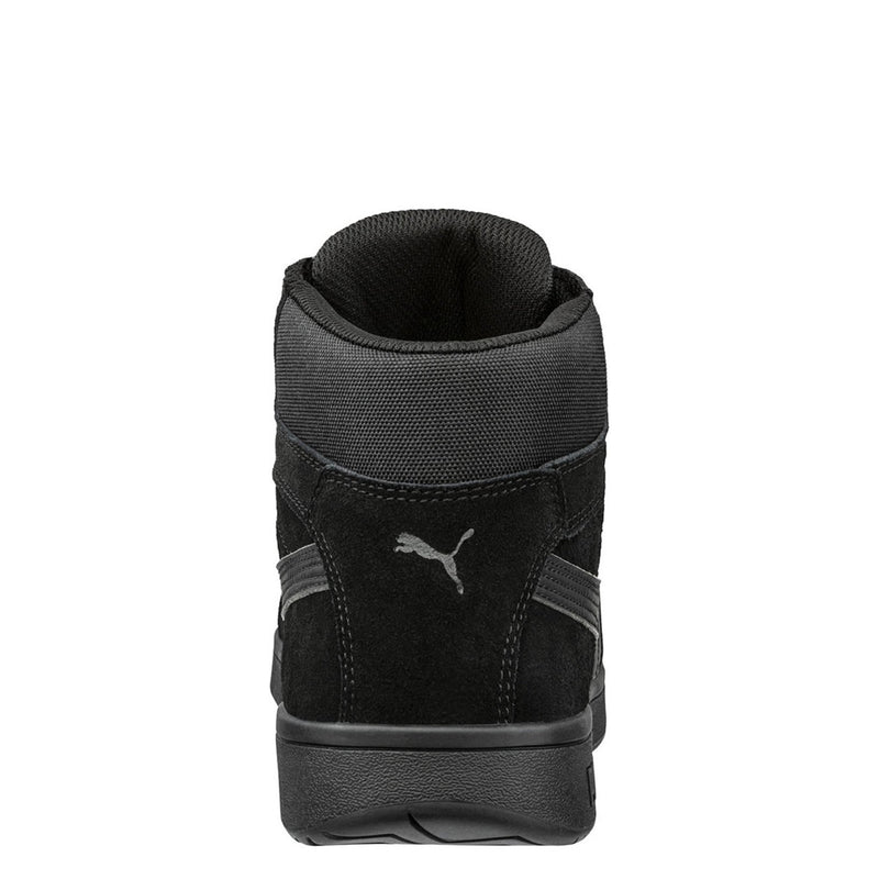 Puma Safety Women's Iconic Mid EH Composite Toe Shoes, 630315, Black