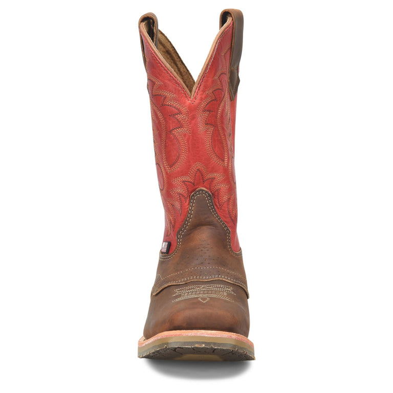 Double-H Men's 11" EH Boone Boots, DH4665, Brown