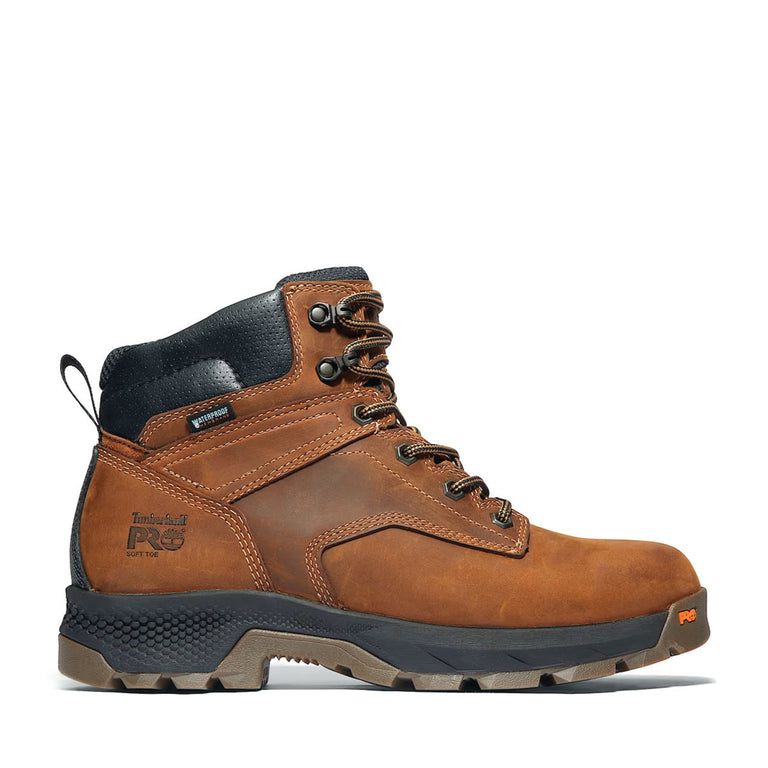 Timberland PRO Men's TiTAN 6" Waterproof EH Soft Toe Work Boots, TB1A5M2T2141