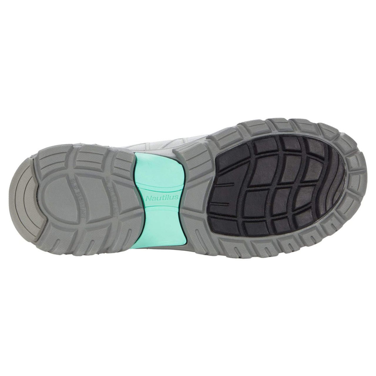 Nautilus Women's Spark Oxford Grey Carbon Toe Work Shoe (Size 5.5 Wide)