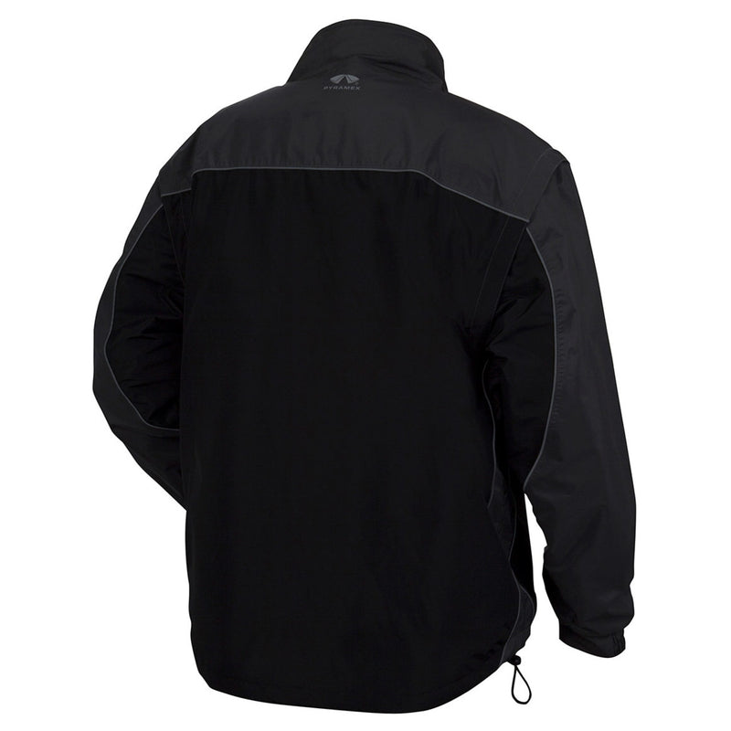 Custom Pyramex RJR34 Type R Class 3 Hi-Vis 4-in-1 Jacket, Hi-Vis Lime Green