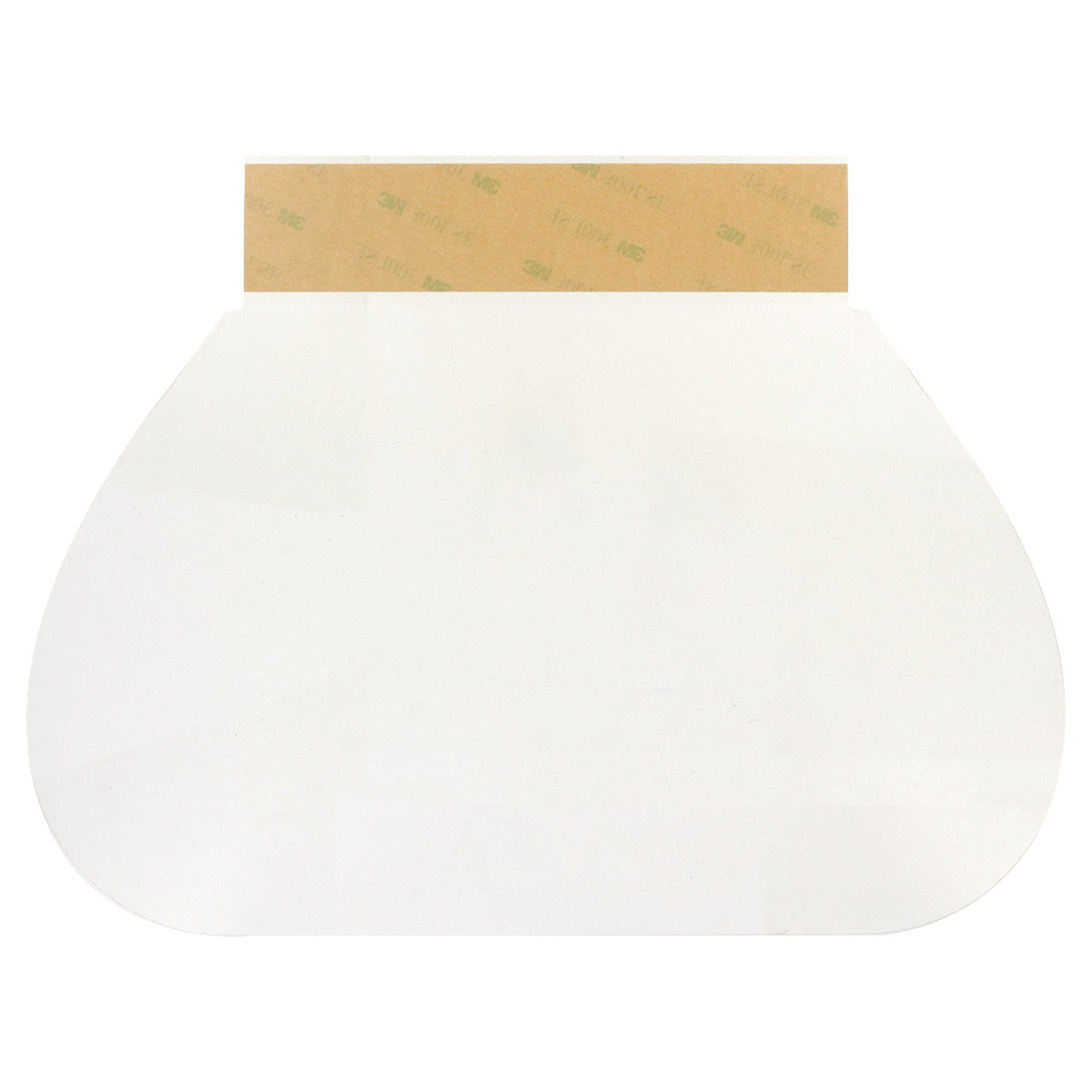 Disposable Hard Hat Face Shield, Clear, 50 Pack