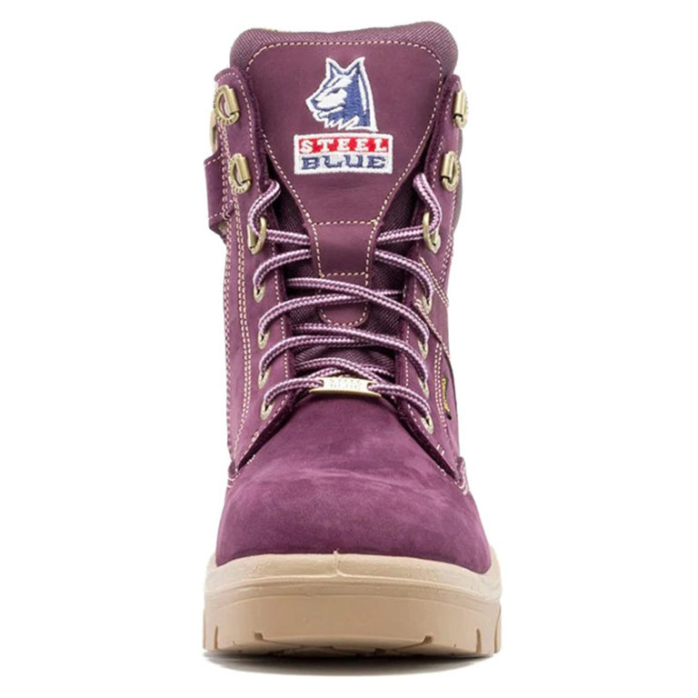 Steel Blue Ladies Southern Cross 6" Zip EH Steel Toe Boots, 892861, Purple