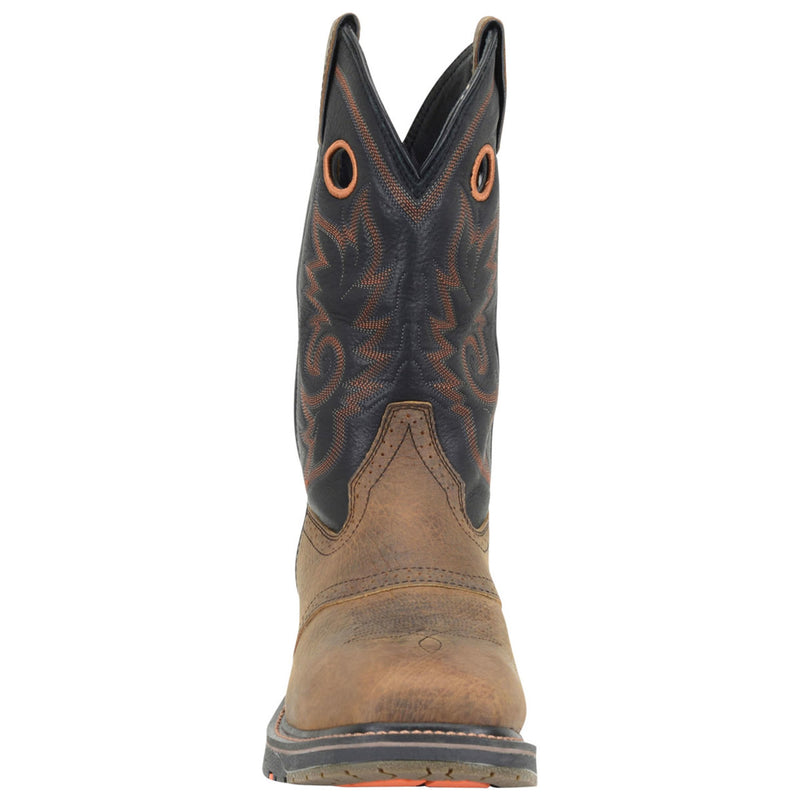 Double-H Boots Men's Isaac 12" Roper Composite Toe Boots, DH5130, Brown