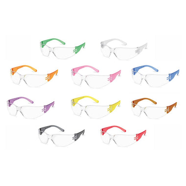 Gateway StarLite Gumballs Safety Glasses, Multi-color Frames, 10 Pack, 4699