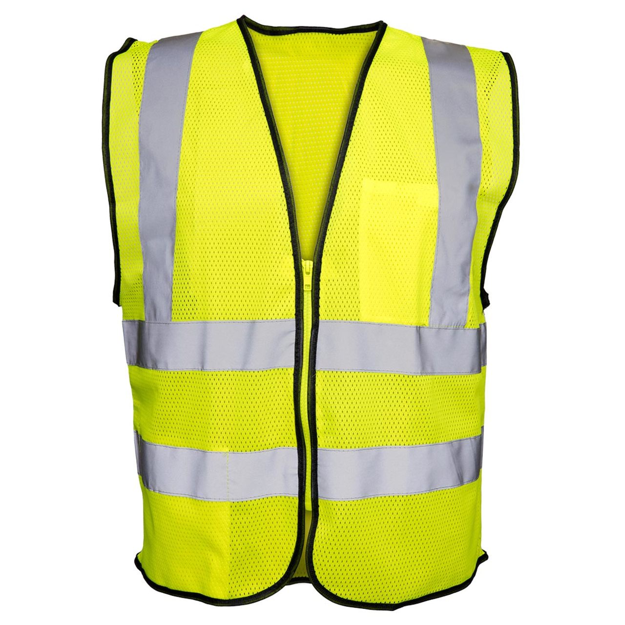 Custom Rugged Blue Type R Class 2 Hi-Vis Double Stripe Mesh Safety Vest