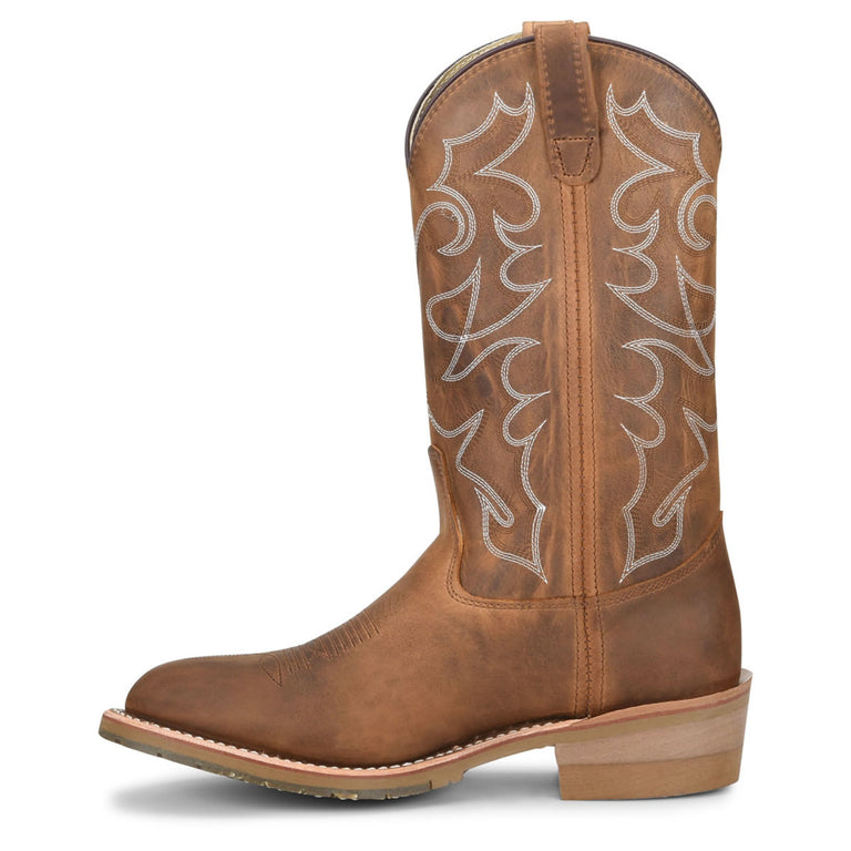 Double-H Men's Dylan 12" Western Soft Toe Boots, DH1552, Brown