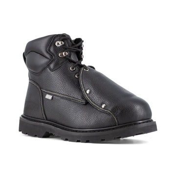 Iron Age Men's Groundbreaker 6" EH Met-Guard Steel Toe Work Boots, Black - IA5016
