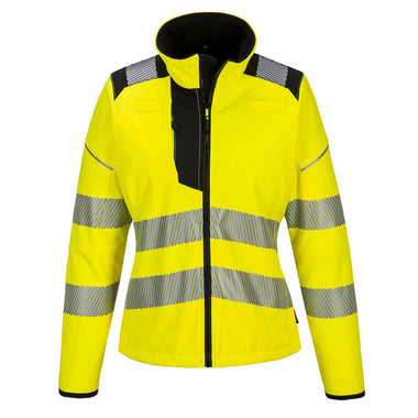 Portwest Women's Type R Class 2 Hi-Vis Softshell Jacket, PW381