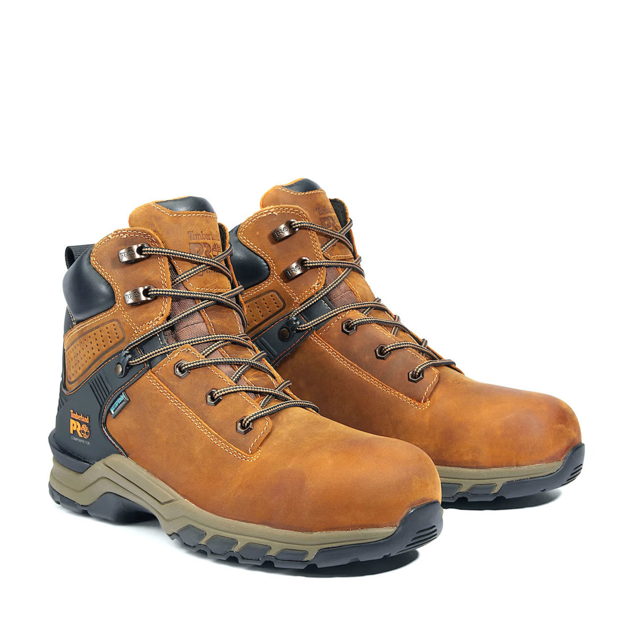 Timberland PRO Men's Hypercharge 6" Waterproof EH Composite Toe Work Boots, TB1A1RVS214, Brown