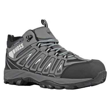Hoss Men's Trail Composite Toe Hikers, 53023, Gray