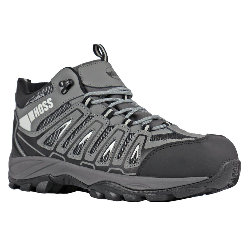 Hoss Men's Trail Composite Toe Hikers, 53023, Gray