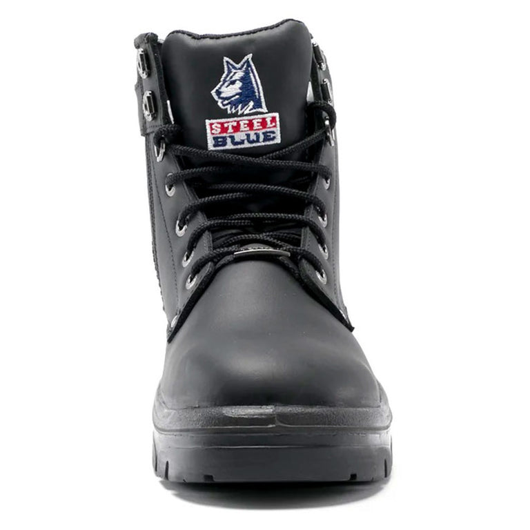 Steel Blue Men's Argyle Zip 6" SD Steel Toe Boots, 312951, Black