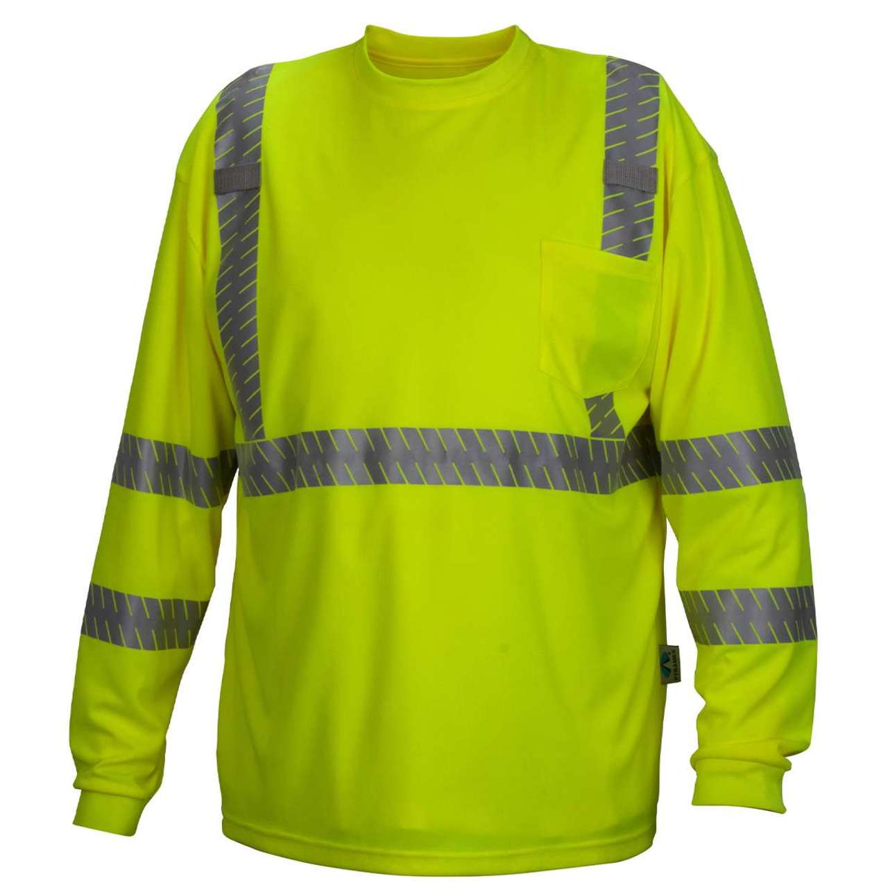 Pyramex RLTS33 Type R Class 3 Hi-Vis Long Sleeve T-Shirt