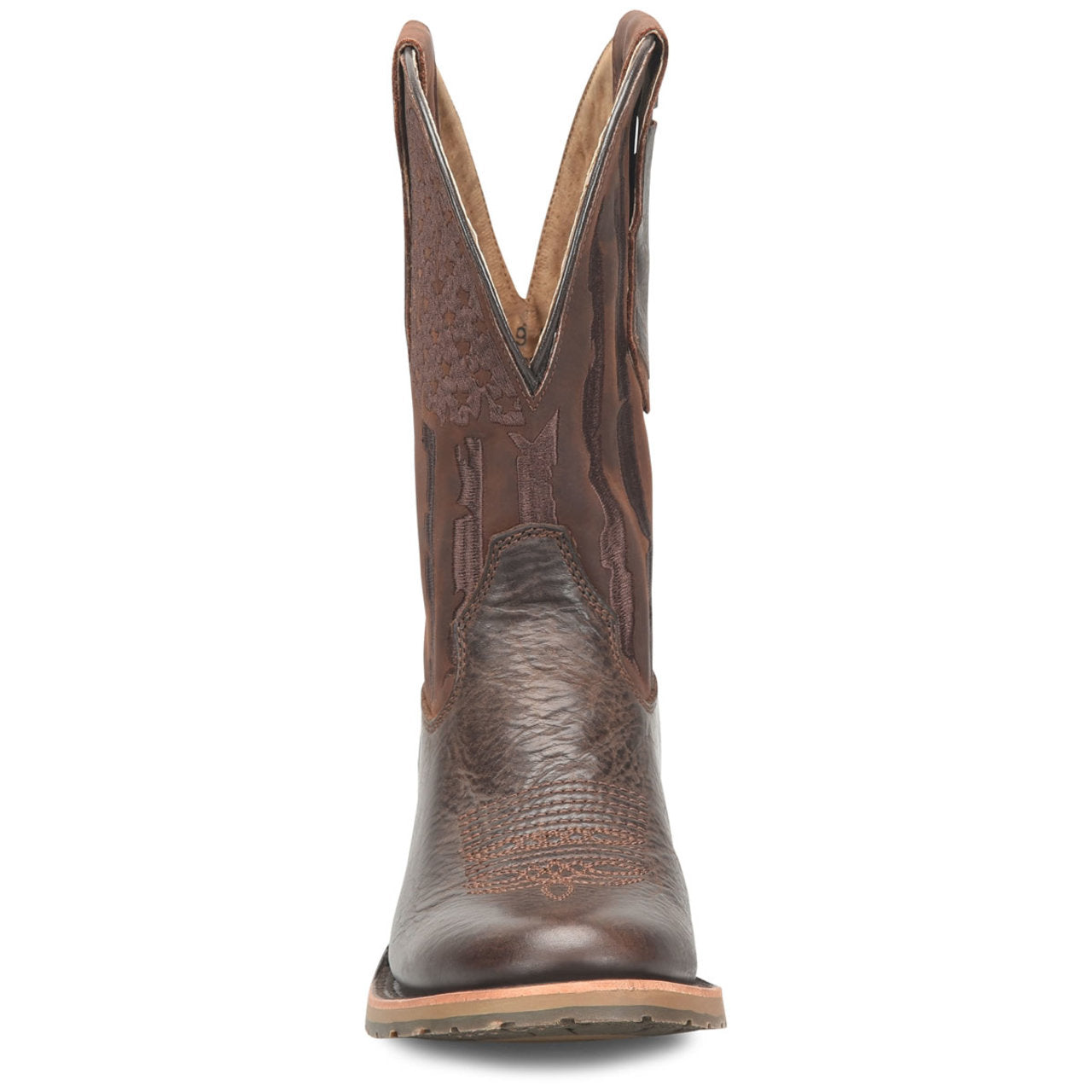 Double-H Boots Men's Beryl 11" Stockman Soft Toe Boots, DH7032, Brown
