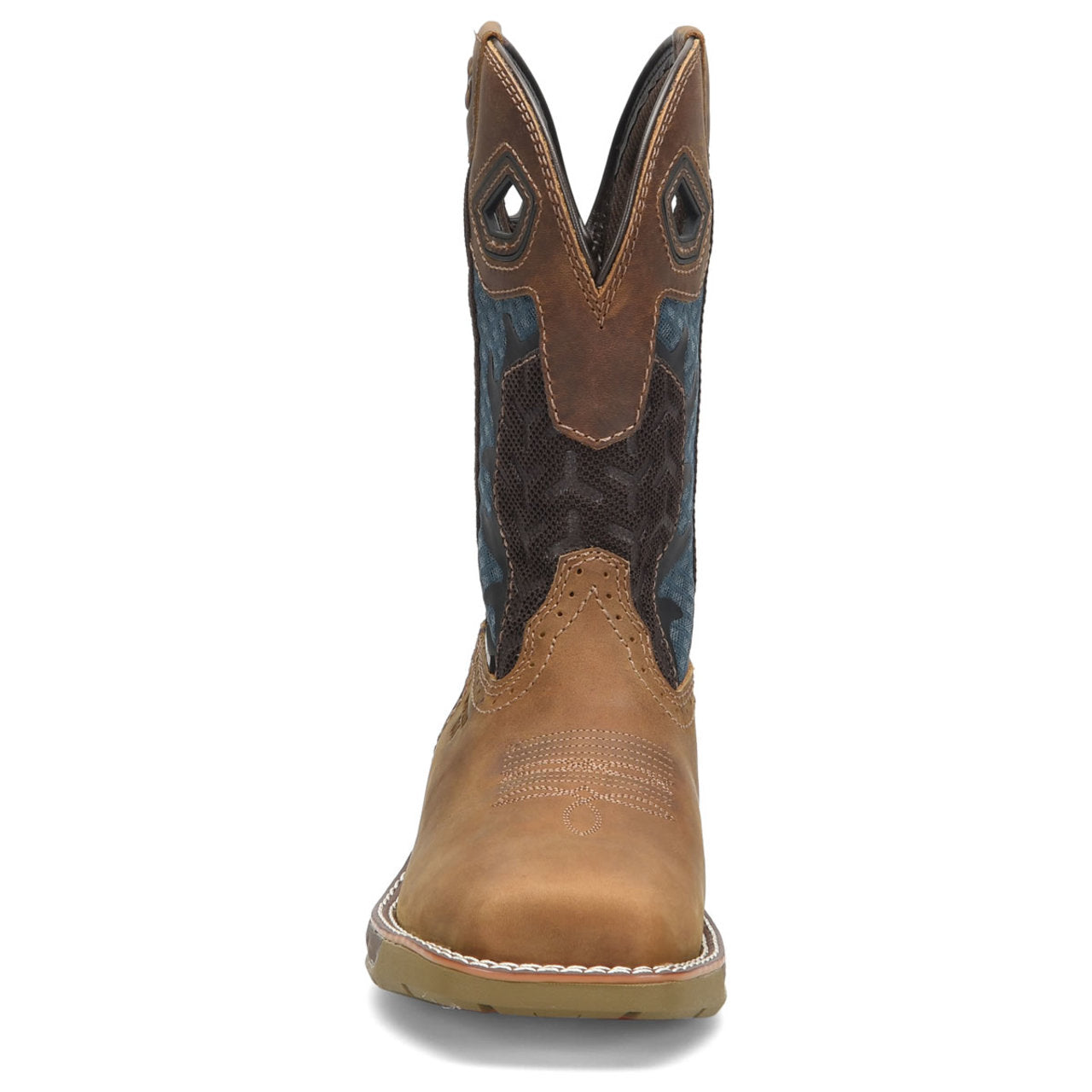 Phantom Rider Women's Watcher 10" Roper EH Composite Toe Boots, DH5392, Blue/Brown