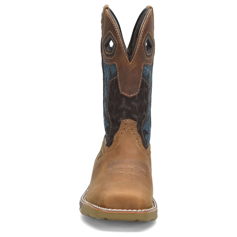 Phantom Rider Women's Watcher 10" Roper EH Composite Toe Boots, DH5392, Blue/Brown