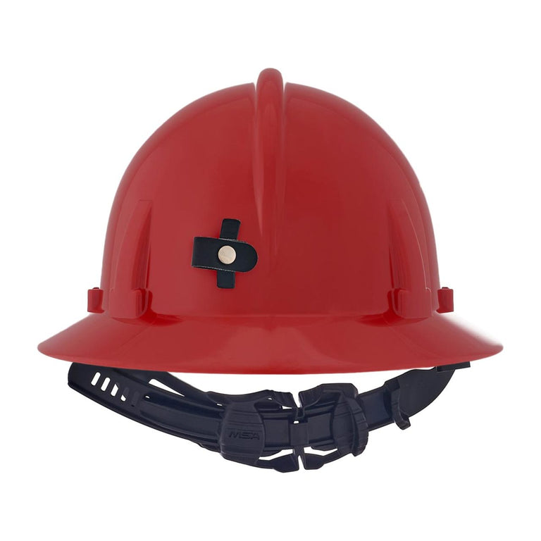 MSA Topgard Full Brim Hard Hat 1-Touch Suspension