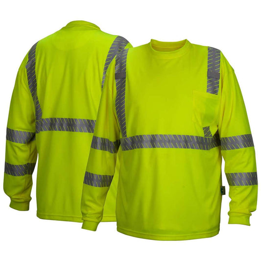 Custom Pyramex RLTS33 Type R Class 3 High-Vis Long Sleeve T-Shirt