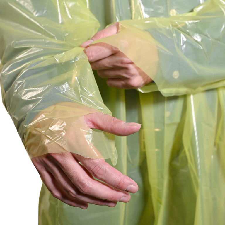 UMBO 47" Polyethylene CPE Gown with Thumb Loops - H232 - Pack of 10