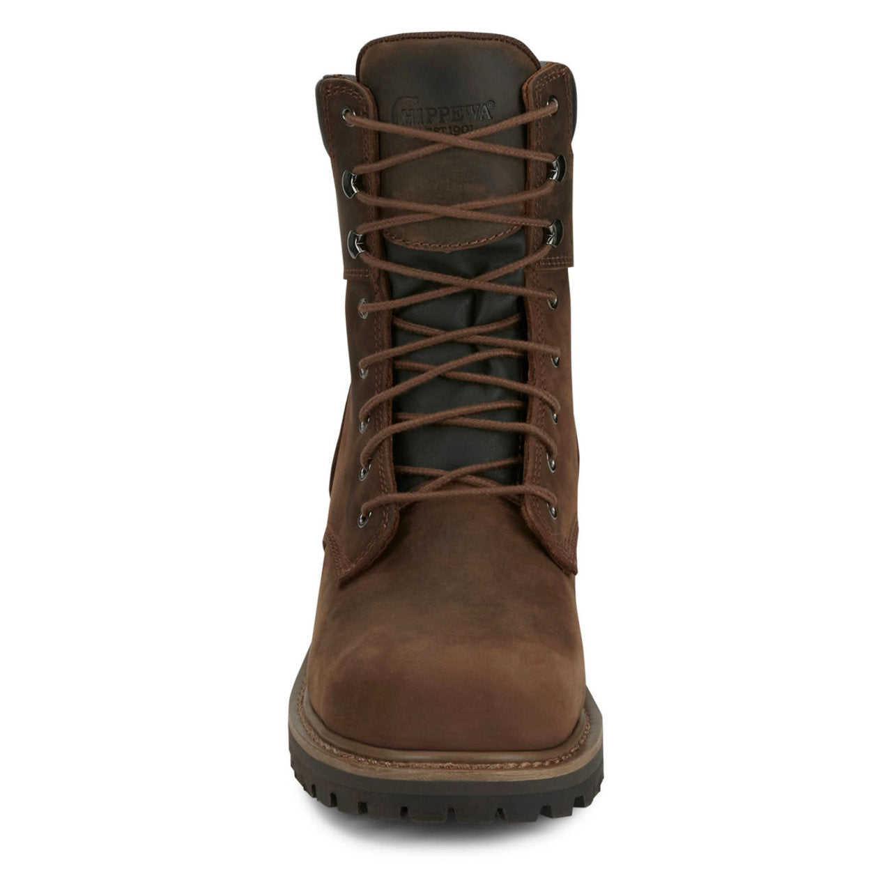 Chippewa Men's Hador 8" Logger EH Steel Toe Boots, 55026, Brown