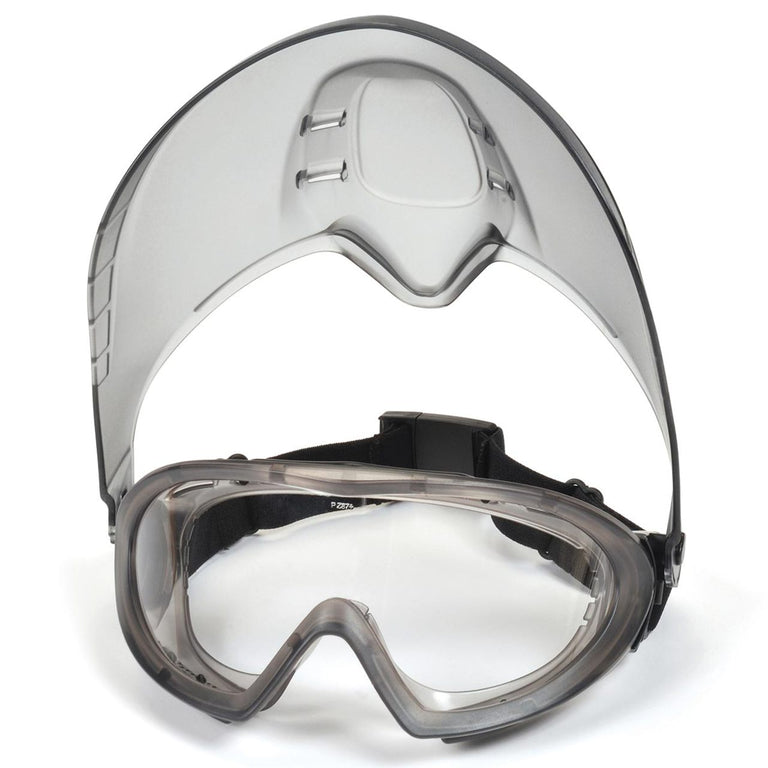 Pyramex Capstone Shield and Safety Goggles