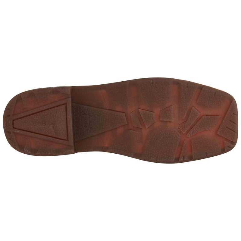 Justin Men's Resistor 11" Waterproof EH Nano Composite Toe Boots, CR4012, Brown