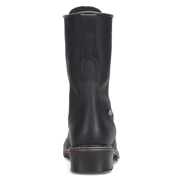 Carolina Men's Linesman 10" EH Steel Toe Boots, 1905, Black Oiltan