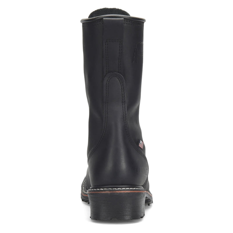 Carolina Men's Linesman 10" EH Steel Toe Boots, 1905, Black Oiltan