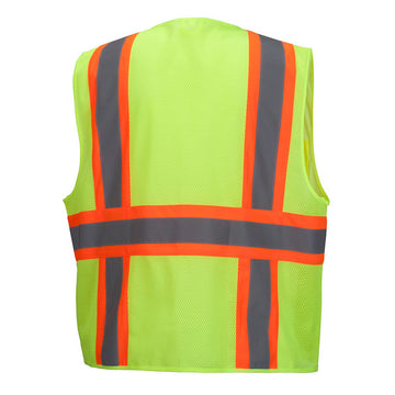 Pyramex RVZ23 Type R Class 2 Hi-Vis Two-Tone Mesh Safety Vest