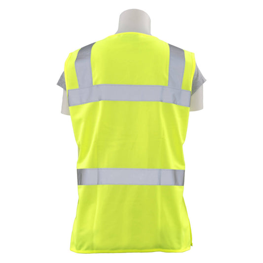 Girl Power Women's Type R Class 2 Safety Vest, Hi-Viz Lime, S720