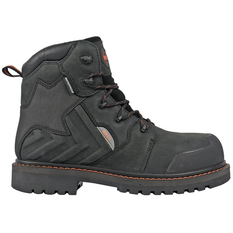 Hoss Men's Bronc 6" Composite Toe Boots, 60145, Black