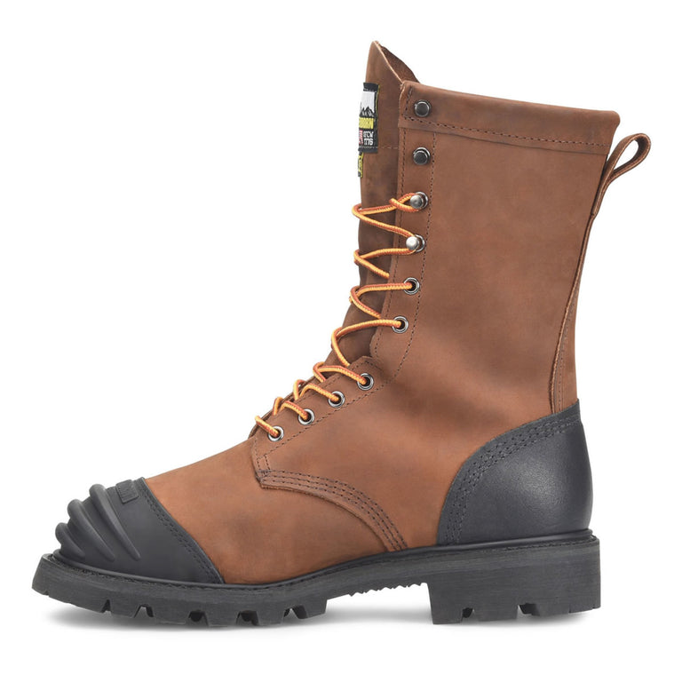 Matterhorn Men's 10" Waterproof Insulated EH Met-Guard Steel Toe Boots, MT910, Brown