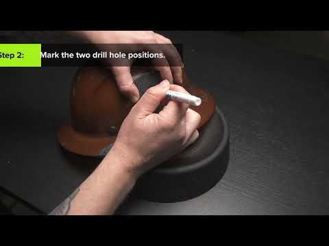 LIFT Cap Mounted Earmuffs, HEP25-22GY, Gray