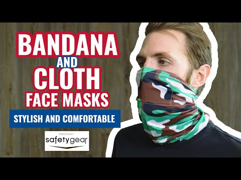 Rugged Blue Multipurpose Neck Gaiter Face Mask