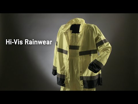 Pyramex RRWJ31 Type R Class 3 Hi-Vis Waterproof Rain Jacket