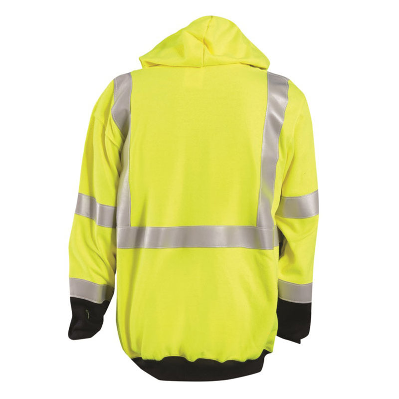 OccuNomix Type R Class 3 Hi-Vis Flame Resistant Zipper Hoodie, FR-SM2313