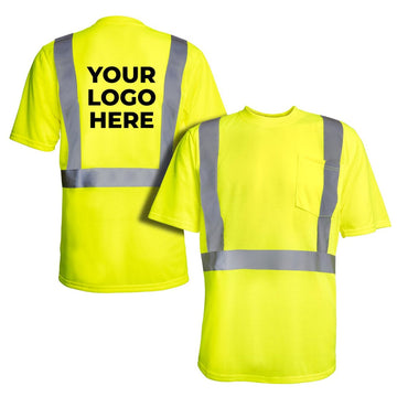 Custom Rugged Blue Type R Class 2 High-Vis Short Sleeve T-Shirt